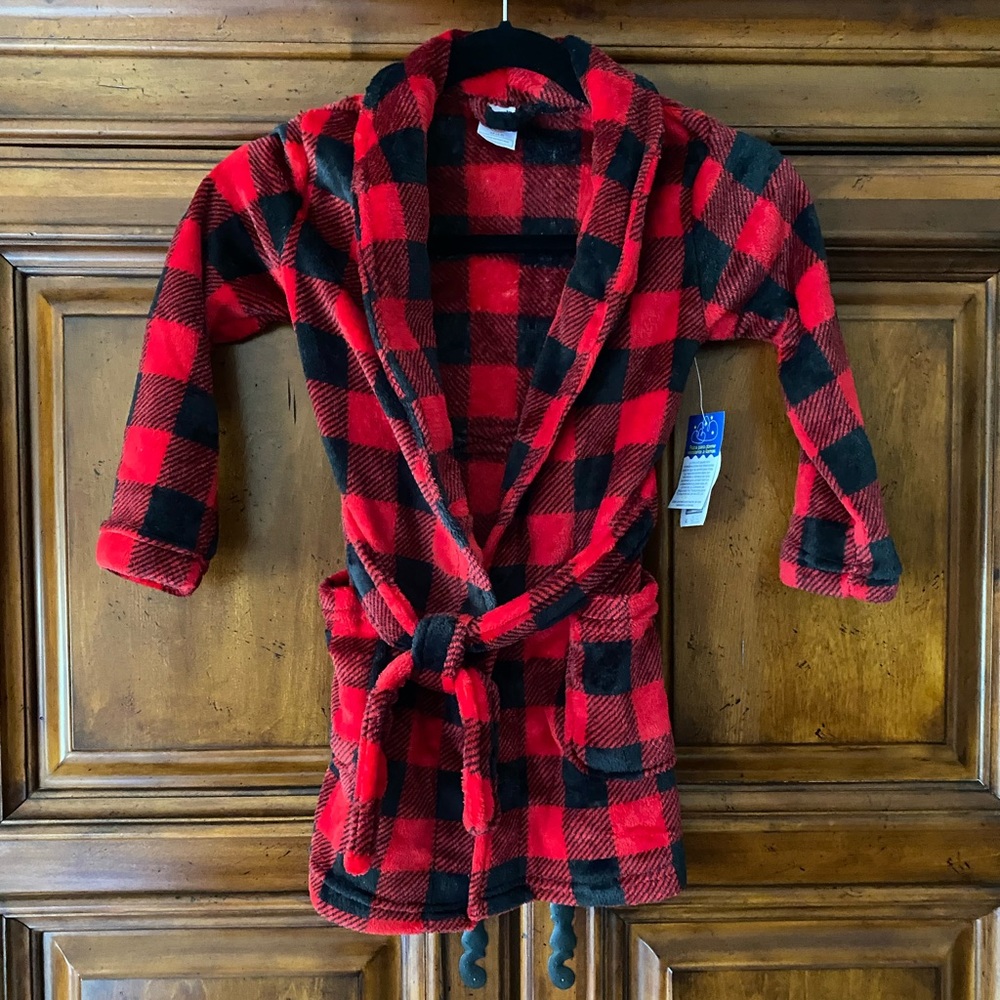 NWT Boys Wonder Nation Bathrobe - XS 4/5